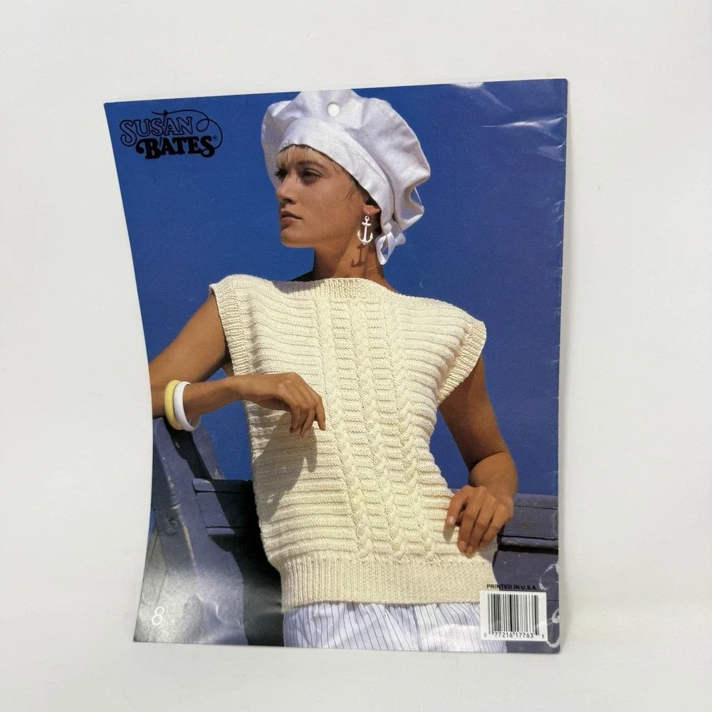 Jaeger Monte Cristo Susan Bates 1986 No 17763, Vintage Knit and Crochet Patterns